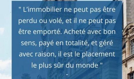 Eclipse Immobilier, votre agence immobilière à Polliat, vous partage cette belle citation