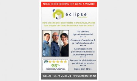 article de presse de l'agence ECLIPSE IMMOBILIER 01000